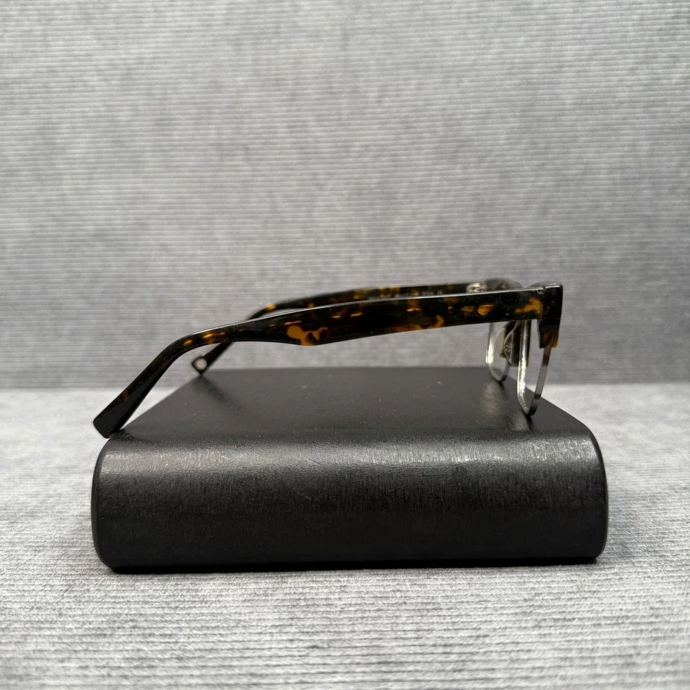 Warby Parker Talbot 3200 Tortoise Shell Semi Rimless Y2K Eyeglasses 49-19-145
